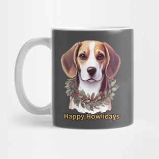 Happy Howlidays Beagle Mug